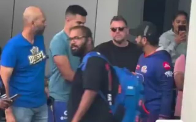 [WATCH]- Rohit Sharma’s Humble Gesture Towards Arjun Tendulkar Goes Viral
