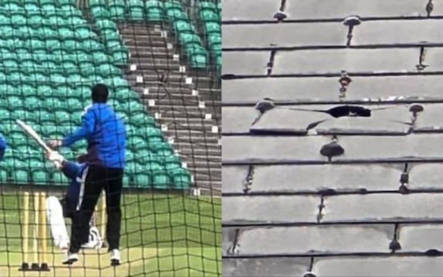 [WATCH]- Indian Batter Sends Ball Through Roof In Practice Ahead Of England Tests