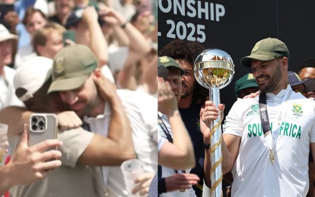 [WATCH]- Aiden Markram Shares A Special Moment With School Friend After WTC Final Win At Lord’s