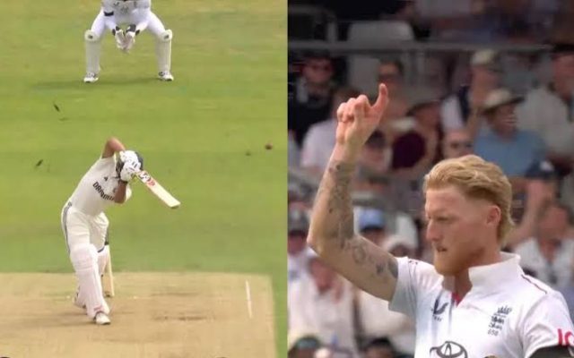[WATCH] Yashasvi Jaiswal bamboozled by a beauty from Ben Stokes during ENG vs IND 1st Test
