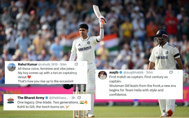 Shubman Gill Slams First Century As Test Captain In IND vs ENG Series Opener