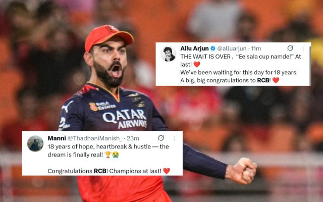 IPL 2025: RCB End 18-Year IPL Title Wait, Win Maiden Title By Beating Punjab Kings