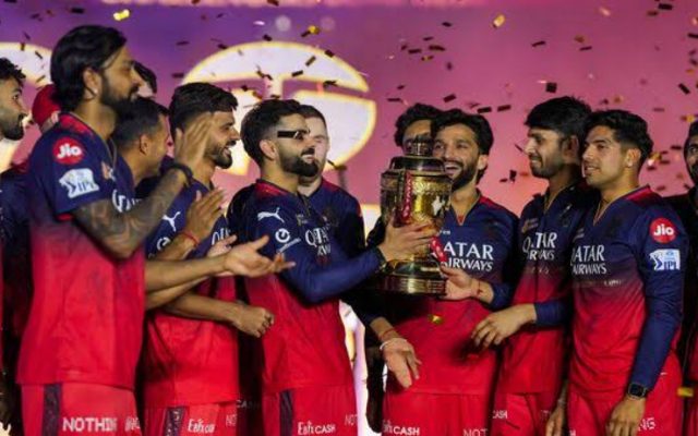 [WATCH] Rajat Patidar Lifts IPL 2025 Trophy As RCB Celebrate Together On Podium