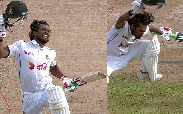 [WATCH]- Shanto Soaks In Glory After Sixth Test Century In SL vs BAN Opener