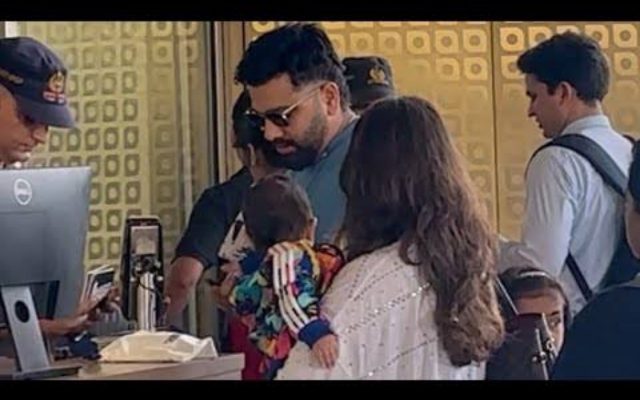 [WATCH]- Rohit Sharma Spotted At Mumbai Airport With Family Ahead Of India-England Test Series 2025