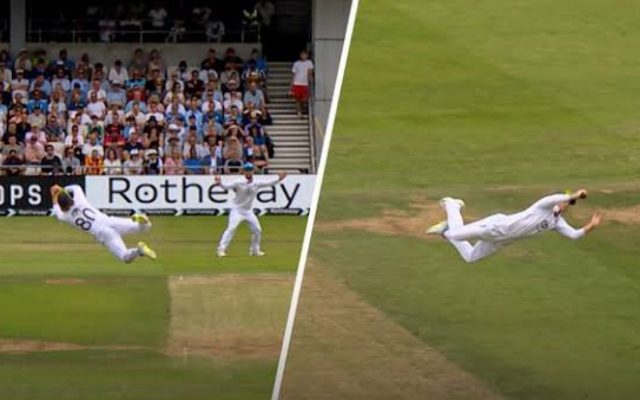 [WATCH]- Crowd Erupts As Steward Catches Rishabh Pant’s Massive Six In ENG vs IND 1st Test