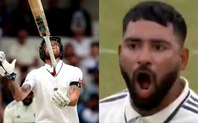 [WATCH] Siraj Sends Stokes Packing; England Skipper Throws Bat In Frustration In 1st Test Clash