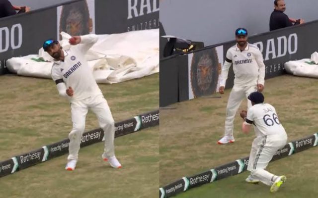 [WATCH] Jadeja-Sudharsan Duo Executes Superb Relay Catch To Dismiss Jamie Smith