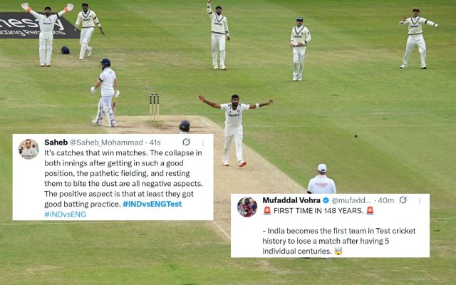 Fans React As India Suffer Defeat To England In The 1st ENG vs IND Test