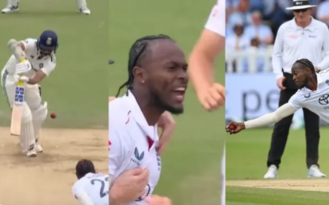 [WATCH] Jofra Archer Takes Incredible One-handed Catch To Dismiss Washington Sundar