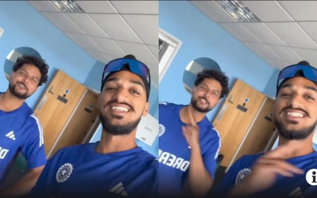 [WATCH]- Arshdeep Singh Shows Off Bhangra Moves To Kuldeep Yadav Ahead Of ENG vs IND 4th Test