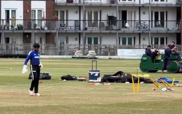 [WATCH]- Dhruv Jurel Spotted In Keeping Practice Before 4th ENG vs IND Test