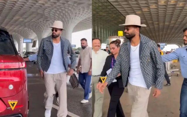 [WATCH]- Hardik Pandya Clicked At Mumbai Airport