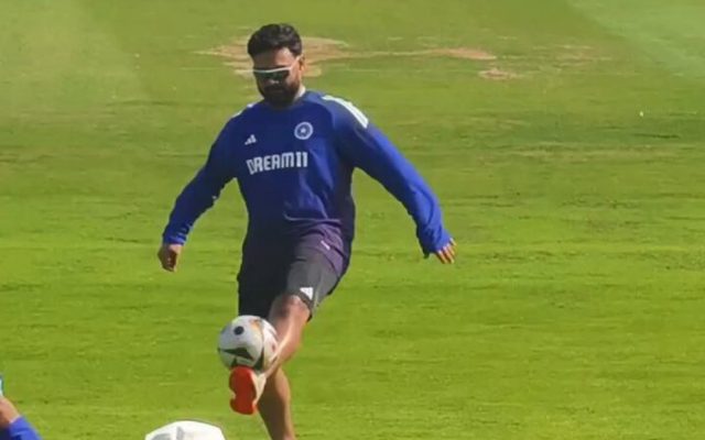 [WATCH]- Rishabh Pant And Arshdeep Singh Display Football Skills In Training Ahead Of 2nd Test vs England