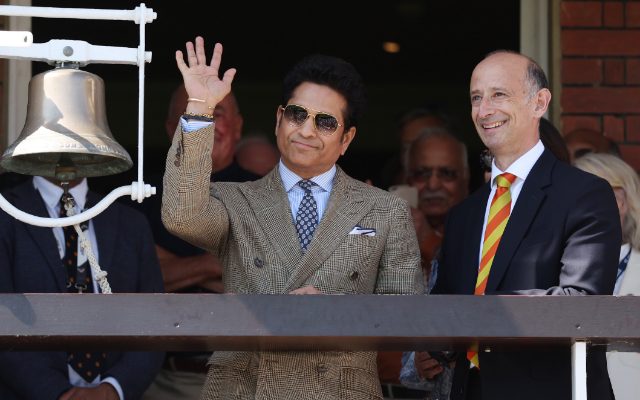 [WATCH]- Sachin Tendulkar Signals Start Of ENG vs IND 3rd Test By Ringing Lord’s Bell