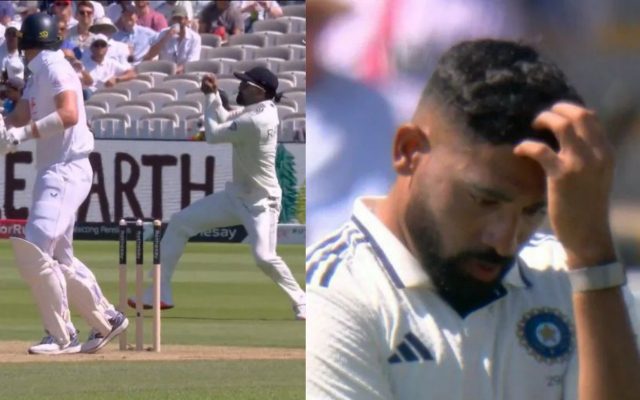 [WATCH]- Mohammed Siraj Shows Frustration At Fielding Lapses On Day 2 Of ENG vs IND 3rd Test