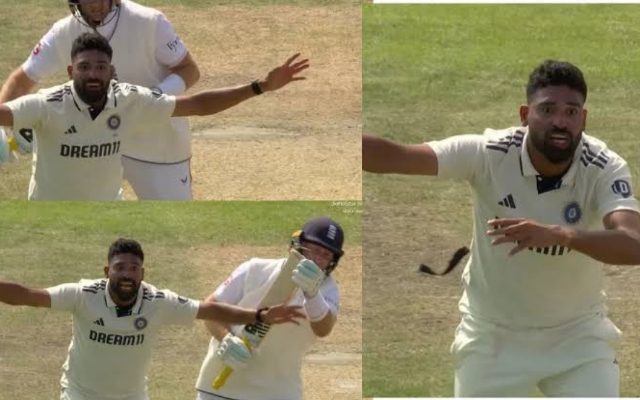 [WATCH]- Joe Root Accidentally Dislodges Mohammed Siraj’s Watch While Running On Day 3 Of 4th Test