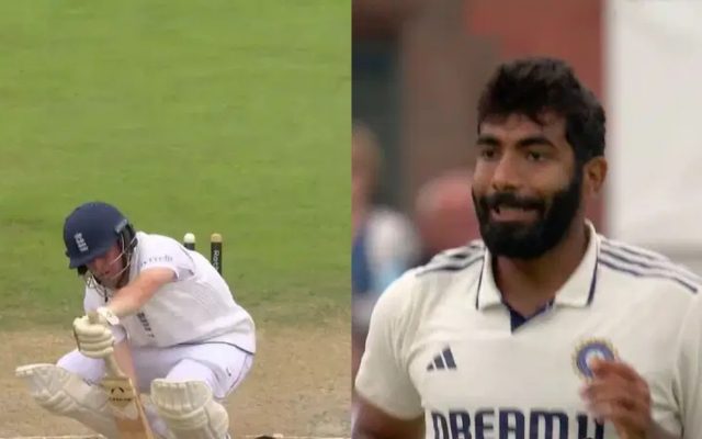 [WATCH]- India Strike Early On Day 4 As Bumrah Removes Dawson For 26