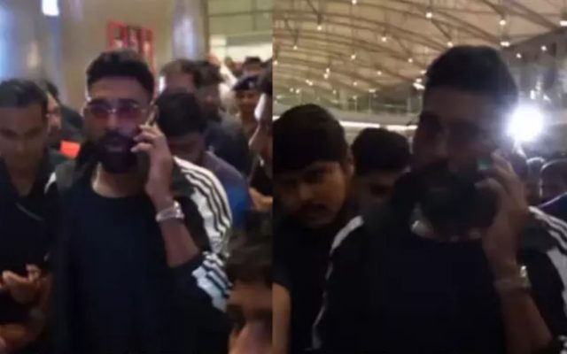 [WATCH]- Mohammed Siraj Gets Grand Welcome At Mumbai Airport After England Series