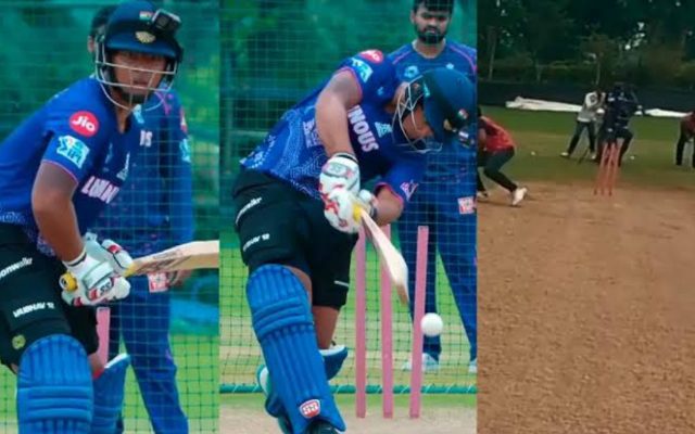 [WATCH]- Vaibhav Suryavanshi Apologizes After Powerful Shot Nearly Strikes Crew at Non-Striker’s End