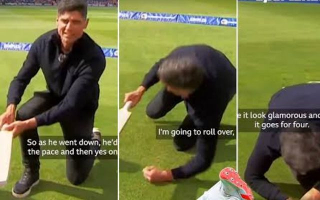 [WATCH]- England Legend Humorously Imitates Rishabh Pant’s Scoop Shot In 2025 Test Series Against India