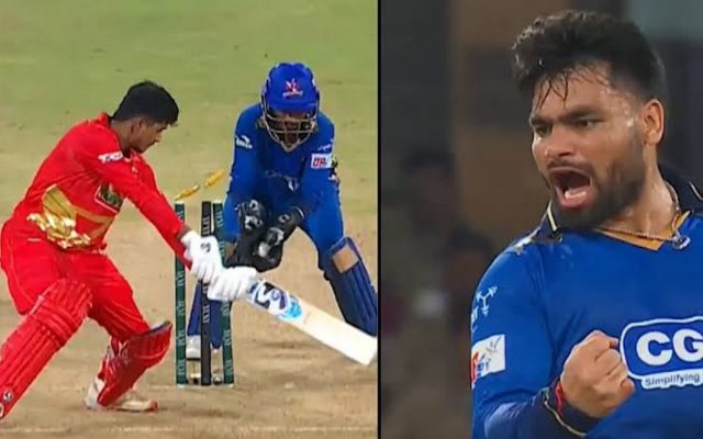 [WATCH]- Rinku Singh Castles Batter With First Ball, Celebrates Fiercely In 2025 UPT20 League