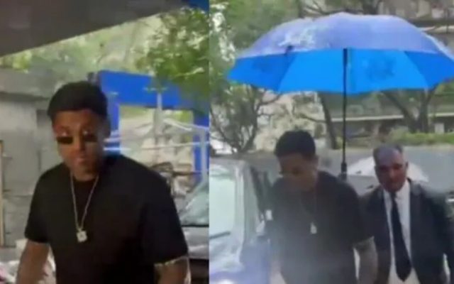 [WATCH]- Suryakumar Yadav Reaches BCCI Amid Heavy Rains