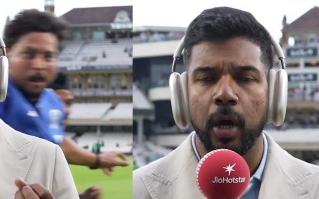 [WATCH]- Kuldeep Yadav’s Funny Cameo Interrupts Varun Aaron’s Live Coverage