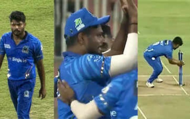 [WATCH]- Sanju Samson Teams Up with Brother To Dismiss Batter Ahead Of 2025 Asia Cup