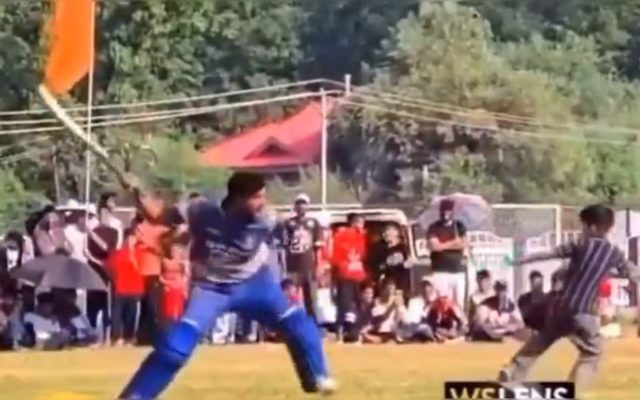 [WATCH] Cricket Match Turns Ugly As Batter Lashes Out