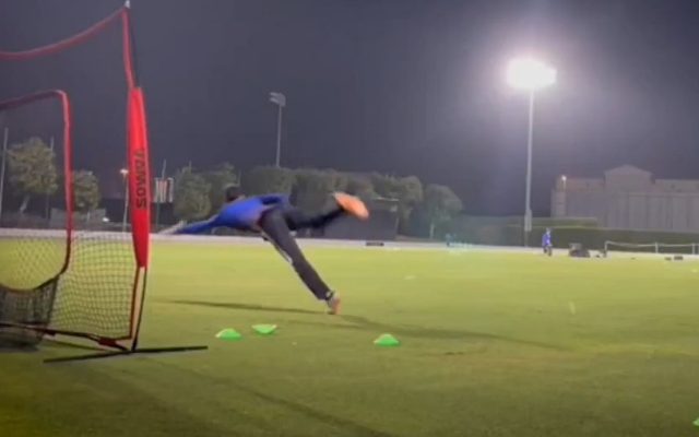 [WATCH]- Shubman Gill Takes Stunning One-Handed Catch Ahead Of IND vs PAK Clash