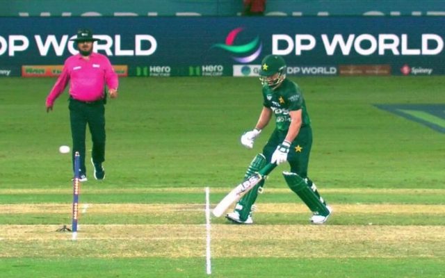 [WATCH]- Mohammad Nawaz Run Out After Forgetting To Ground Bat In IND vs PAK Super 4 Clash