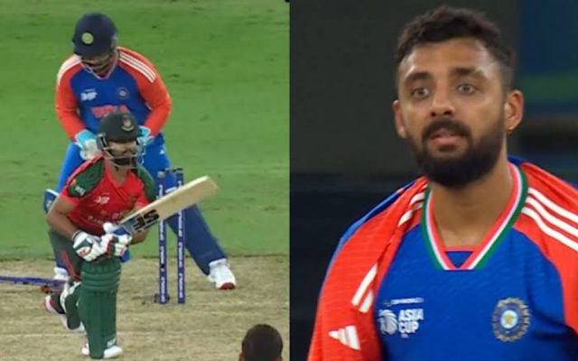 [WATCH]- Varun Chakaravarthy Cleans Up Shamim Hossain For A Duck In Super 4 Clash