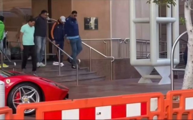 [WATCH] Rohit Sharma Spotted With A Ferrari; Video Goes Viral