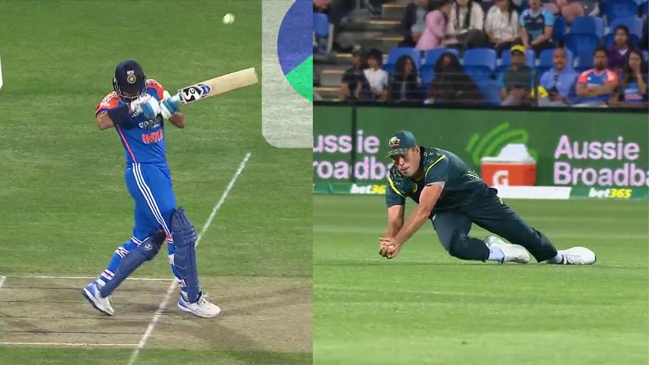 [WATCH]- Xavier Bartlett Takes A Stunning Catch To Dismiss Axar Patel In 3rd T20I Vs India