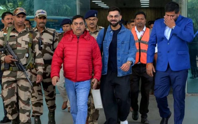 [WATCH]- Kohli Arrives In Ranchi Alongside Former U19 Teammate Before IND Vs SA ODI Series