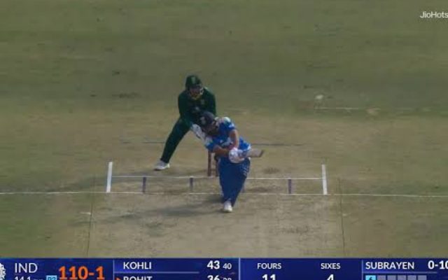 [WATCH]- Rohit Sharma Hits Consecutive Sixes off Prenelan Subrayen In IND vs SA 2025 1st ODI