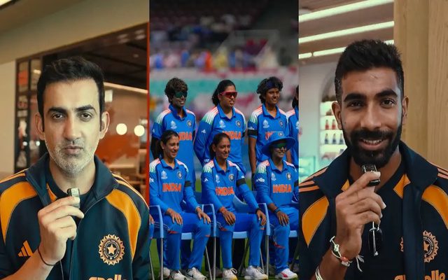 Gautam Gambhir and Bumrah Caught Glued to Screen During Women’s World Cup Final Gautam Gambhir and Bumrah Caught Glued to Screen During Women’s World Cup Final