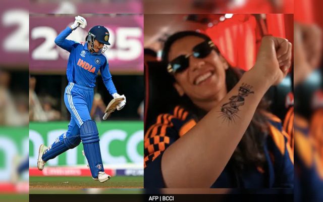 2025’ Forever: Smriti Mandhana Marks India’s Maiden World Cup Win On Her Skin