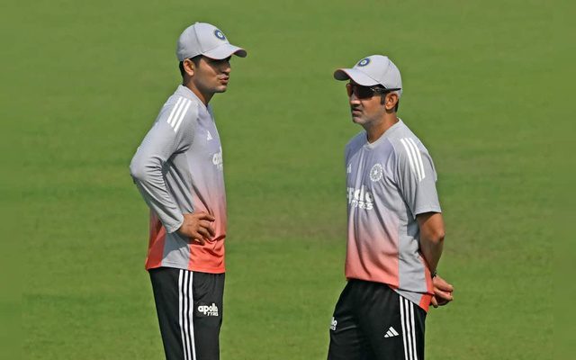 Gautam Gambhir And Shubman Gill Inspect Eden Gardens Pitch Before 1st Test