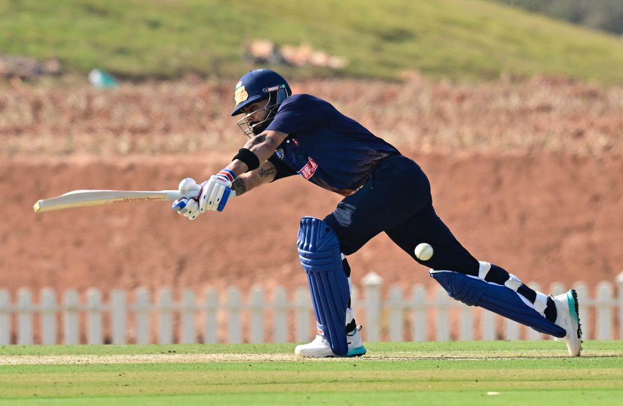 [WATCH] Virat Kohli Hits Boundary To Reach Hundred, Shows No Celebration In Vijay Hazare Trophy