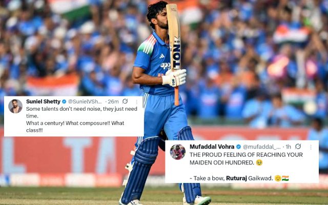 Ruturaj Gaikwad Earns Fan Admiration After Scoring His First ODI Hundred In IND-SA Clash