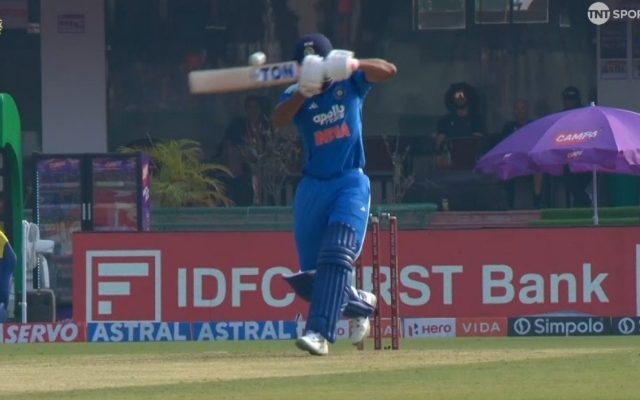 [WATCH]- Ruturaj Gaikwad Departs For 105 After An Attempted Six Against Marco Jansen In The 2nd ODI