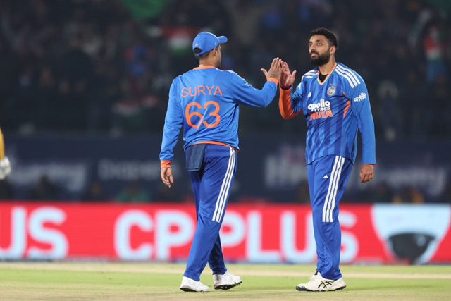[WATCH]- Varun Chakaravarthy’s Magic Googly Dismisses Marco Jansen In IND vs SA 2025 3rd T20I