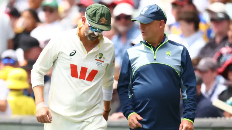 Hamstring Injury Forces Lyon Off The Field On Day 5 In Adelaide