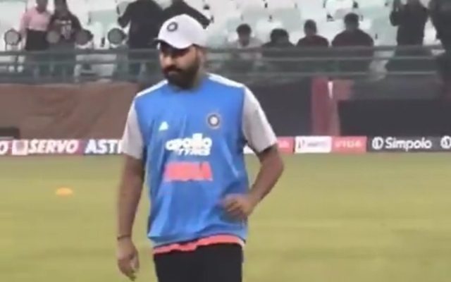 [WATCH]-Rohit Sharma’s Warm-Up Sends Fans Into Wild Cheer