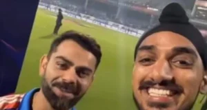 Virat Kohli and Arshdeep Singh