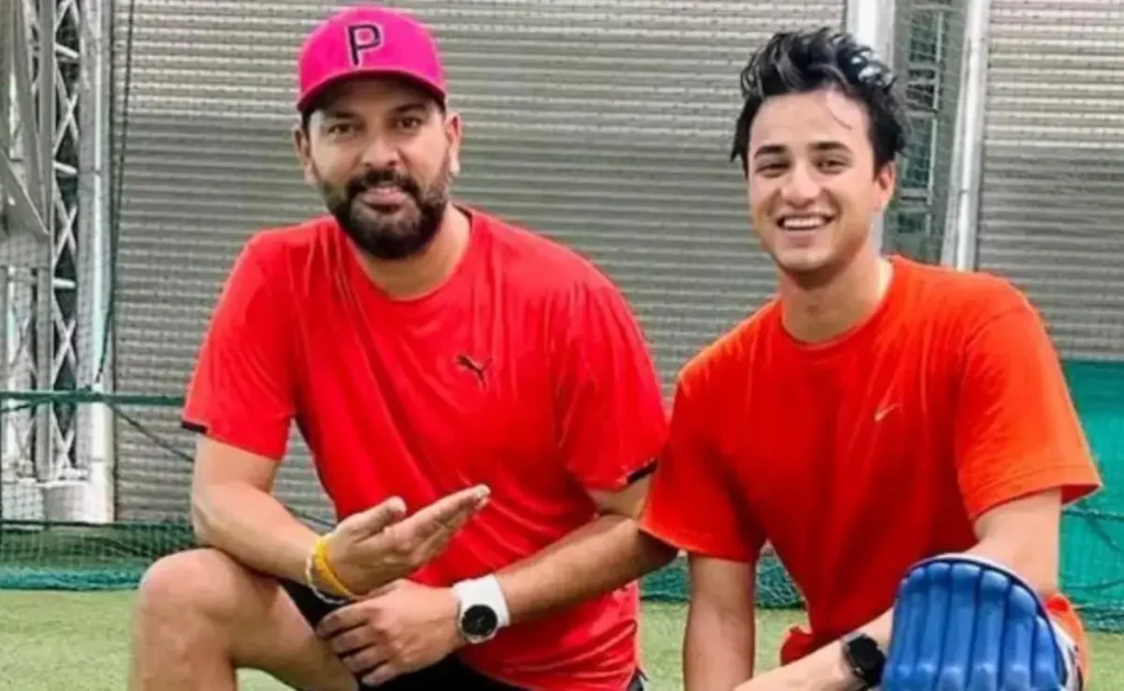 Abhishek Sharma and Yuvraj Singh