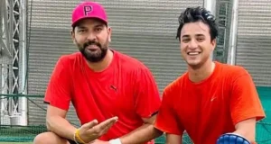 Abhishek Sharma and Yuvraj Singh