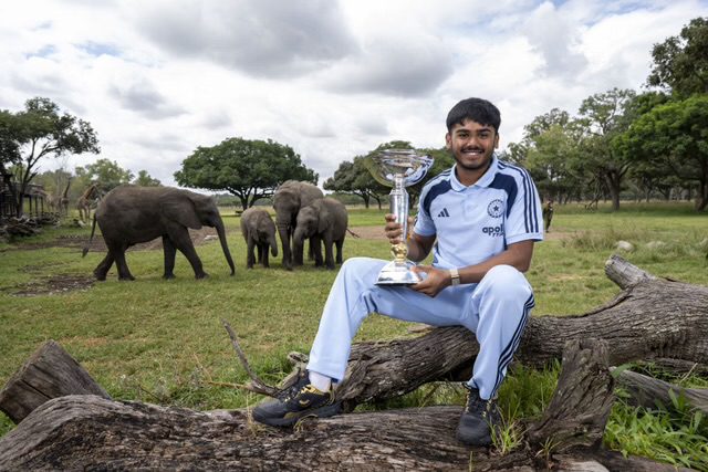 [WATCH] India Legend Honours U-19 World Cup Hero Ayush Mhatre With Signed Jersey